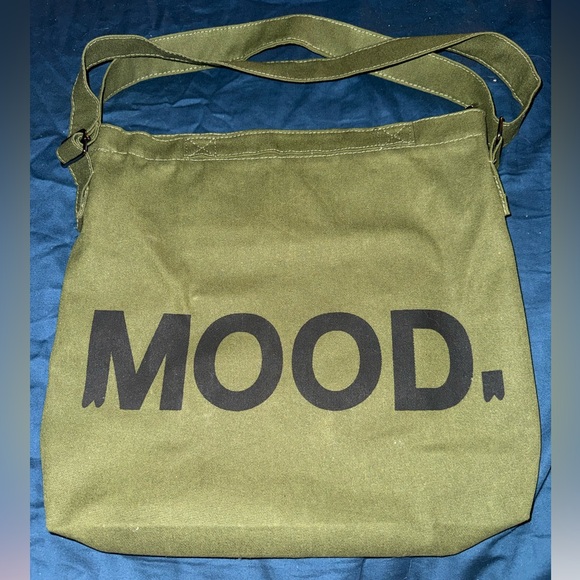 Handbags - “MOOD” Multifunctional Tote Travel Messenger Bag Made of Canvas- olive green